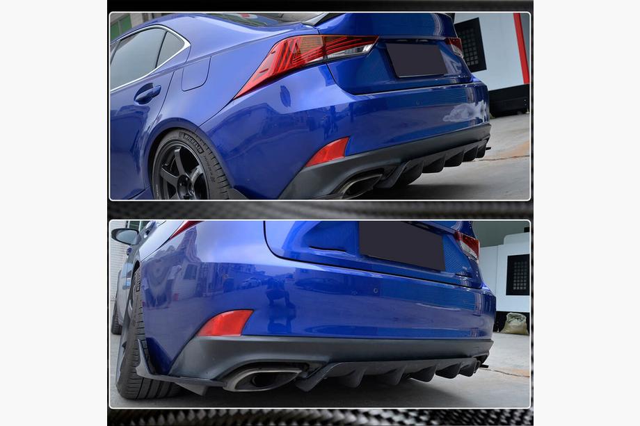 Lexus IS 2013- Heckdiffusor für Stoßstange (Base/F-Sport 2016-2020, Carbon) Image