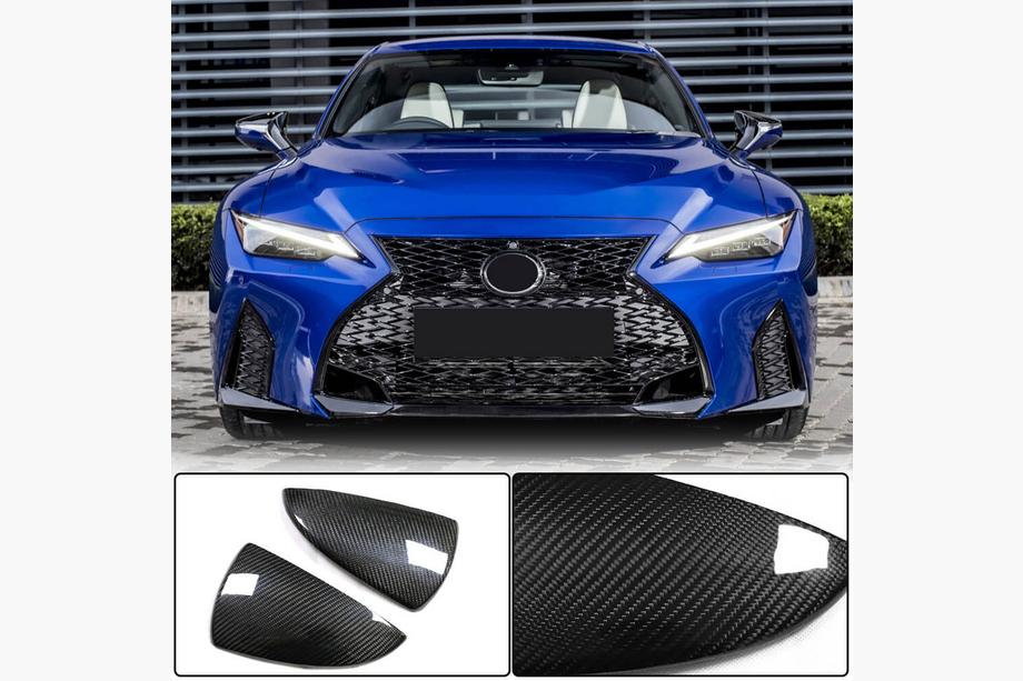 Lexus IS 2013- Spiegelabdeckungen (für 2020+, Trockencarbon) Image