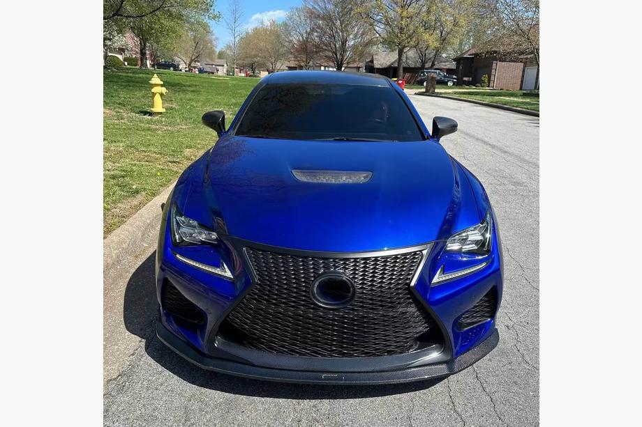 Lexus RC 200t 2014- Frontlippe Aufsatz (für RC F 2014-2018, Carbon) Foto 2