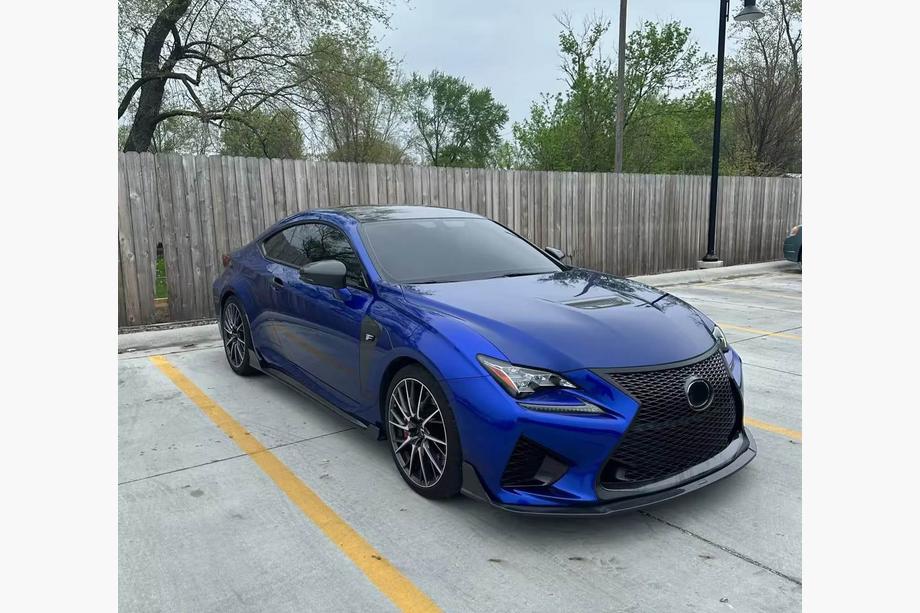 Lexus RC 200t 2014- Frontlippe Aufsatz (für RC F 2014-2018, Carbon) Foto 3