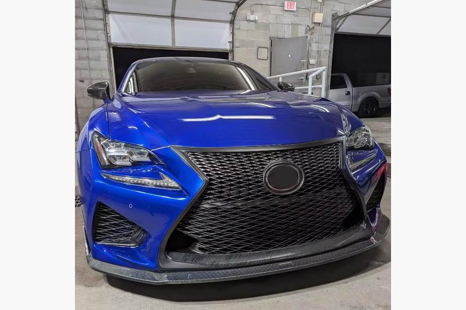 Lexus RC 200t 2014- Frontlippe Aufsatz (für RC F 2014-2018, Carbon) Foto 4