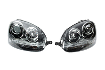 Volkswagen Golf 5 2003-2009 Scheinwerfer vorne mit Linse Black (2 Stk.) Foto 2