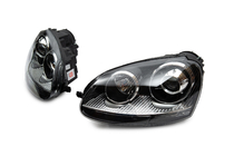 Volkswagen Golf 5 2003-2009 Scheinwerfer vorne mit Linse Black (2 Stk.) Foto 1