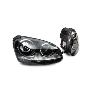 Scheinwerfer vorne mit Linse Black (2 Stk.) Volkswagen Golf 5 2003-2009 Foto 3