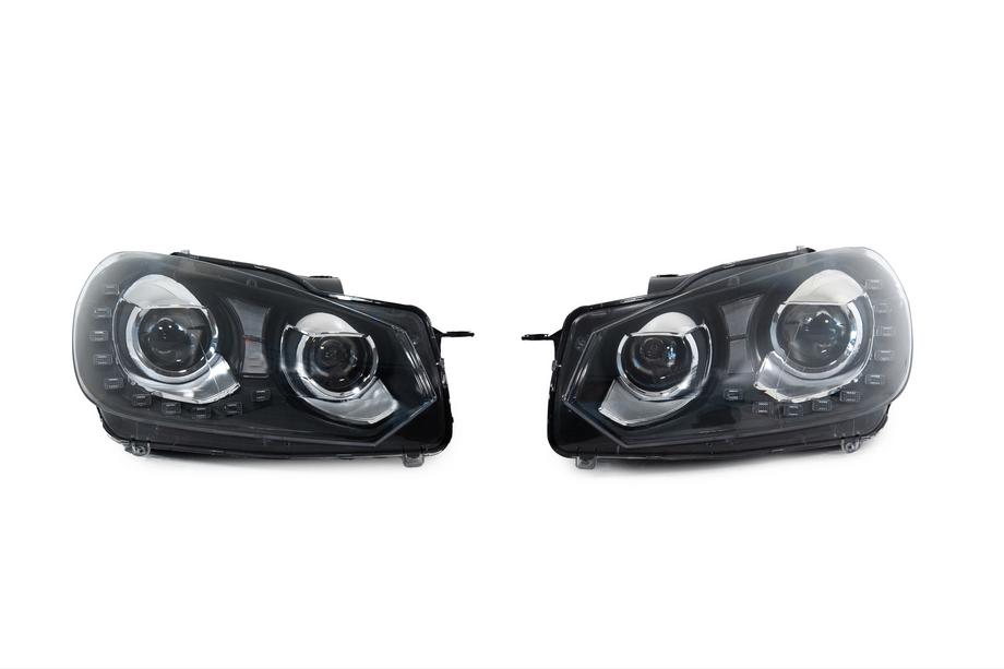 Volkswagen Golf 6 2008-2014 LED Frontscheinwerfer mit Tagfahrlicht (2 Stk) Foto 5