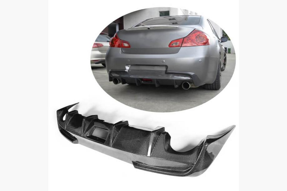 Infiniti G25/G35/37 (V36/CV36) 2006-2015 Carbon Bodykit Komplettset (für G37 SD 2009-2013, Carbon) Foto 3