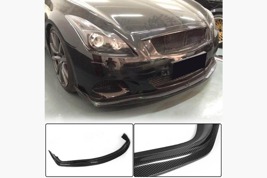 Infiniti G25/G35/37 (V36/CV36) 2006-2015 Frontstoßstangenlippe Aufsatz (für G37 Coupe 2009-2013, Carbon) Foto 1