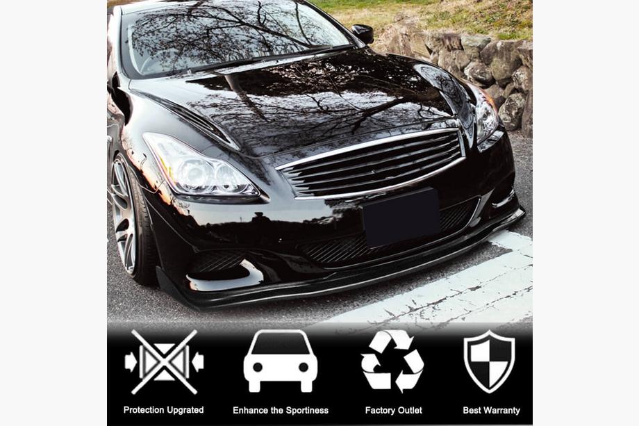 Infiniti G25/G35/37 (V36/CV36) 2006-2015 Frontstoßstangenlippe Aufsatz (für G37 Coupe 2009-2013, Carbon) Foto 2