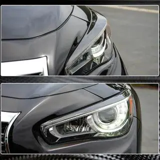 Scheinwerferblenden (für Q50 2014-2017, Carbon) Foto 4
