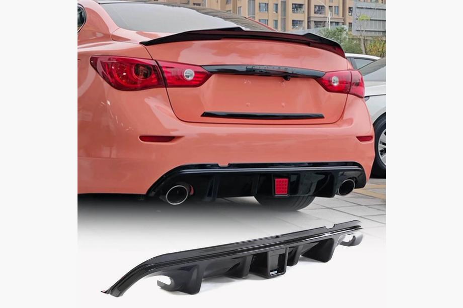 Infiniti Q50/Q60 2013-2024 Heckdiffusor V2 für Q50 Base/Sport 2014-2017 Carbon Foto 1