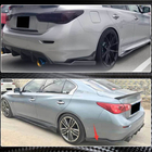 Infiniti Q50/Q60 2013-2024 Heckstoßstangenabdeckung Carbon für Q50 Base/Sport 2014-2017 Foto 4
