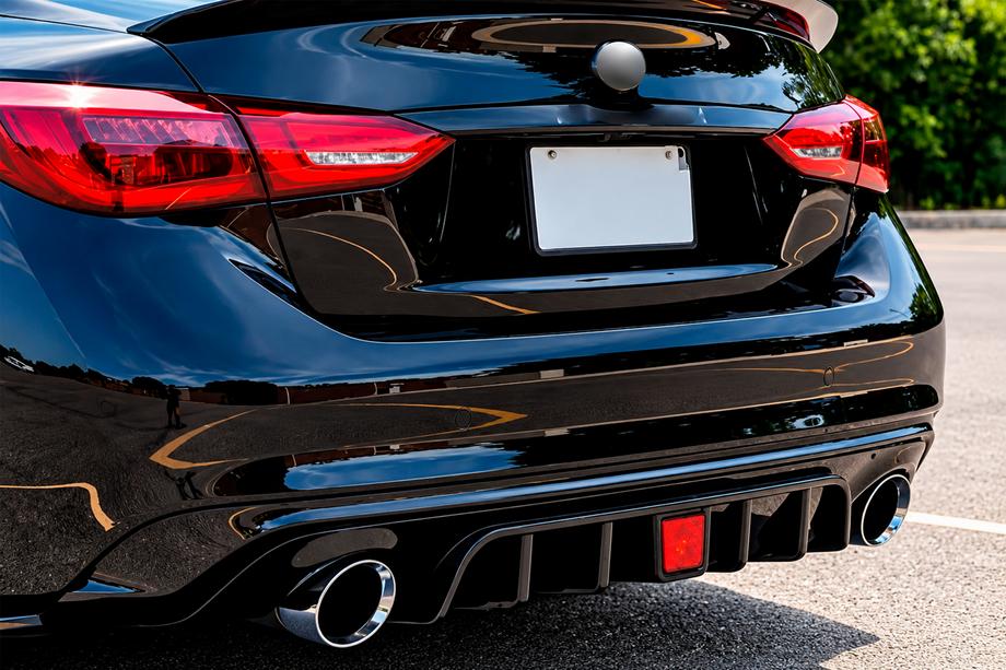 Infiniti Q50/Q60 2013-2024 Heckstoßstangen-Diffusor V1 (für Q50 Base/Sport 2018-2023) Image