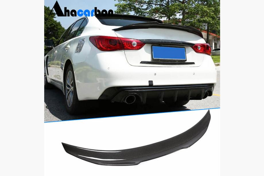 Infiniti Q50/Q60 2013-2024 Spoiler V5 (für Q50, Carbon) Image