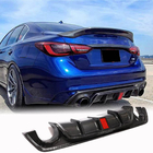 Infiniti Q50/Q60 2013-2024 Heckdiffusor V4 (für Q50 Base/Sport 2018-2023, Carbon) Foto 2