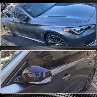 Spiegelabdeckungen V1 (Carbon) Infiniti Q50/Q60 2013-2024 Foto 4