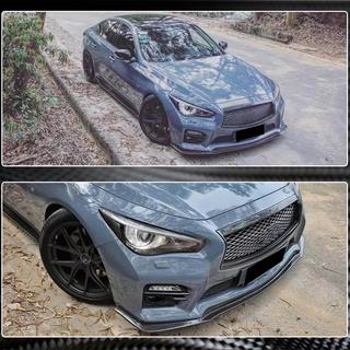 Frontlippe V1 für Q50 Sport 2014-2017 Carbon Infiniti Q50/Q60 2013-2024 Foto 4
