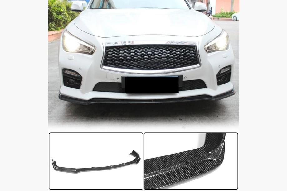 Infiniti Q50/Q60 2013-2024 Frontlippe V2 für Q50 Sport 2014-2017 Carbon Foto 1