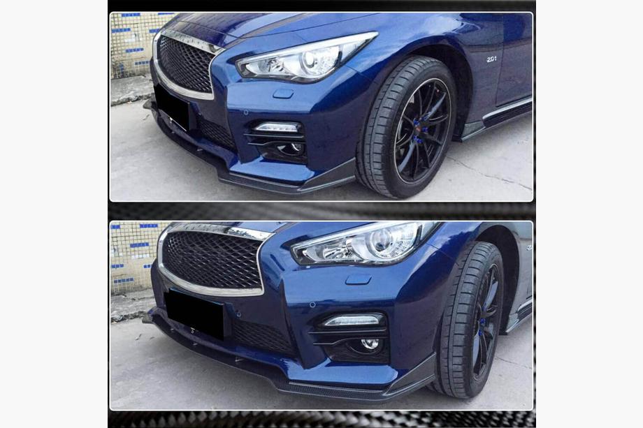 Infiniti Q50/Q60 2013-2024 Frontlippe V2 für Q50 Sport 2014-2017 Carbon Foto 3