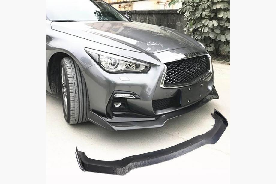 Infiniti Q50/Q60 2013-2024 Frontlippe V2 für Q50 Sport 2018-2022 Carbon Image