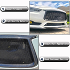 Infiniti Q50/Q60 2013-2024 Kühlergrill Umrandung (für Q60 2016-2022, Carbon) Foto 3