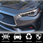Infiniti Q50/Q60 2013-2024 Scheinwerferblenden (für Q60 2016-2022, Carbon) Foto 4