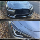 Infiniti Q50/Q60 2013-2024 Scheinwerferblenden (für Q60 2016-2022, Carbon) Foto 6
