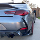 Infiniti Q50/Q60 2013-2024 Heckstoßstangenabdeckung (für Q60 2016-2022, Carbon) Foto 3