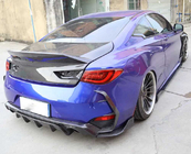 Infiniti Q50/Q60 2013-2024 Heckstoßstangenabdeckung (für Q60 2016-2022, Carbon) Foto 7