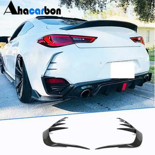 Heckstoßstangenabdeckung (für Q60 2016-2022, Carbon) Infiniti Q50/Q60 2013-2024 Foto 1