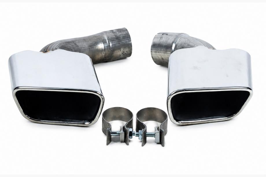 BMW X5 F15 2013-2018 Auspuffblenden M-Performance Silver Image