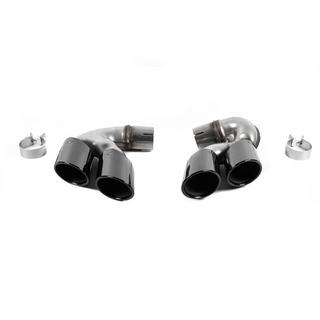 Auspuffendrohrblenden V1 Black im X5M F95 Style BMW X5 G05 2019–2026 Foto 1