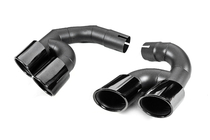 BMW X5 G05 2019–2026 Auspuffendrohrblenden V3 Black im X5M F95 Style Foto 3