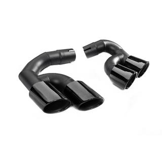 Auspuffendrohrblenden V3 Black im X5M F95 Style BMW X5 G05 2019–2026 Foto 1