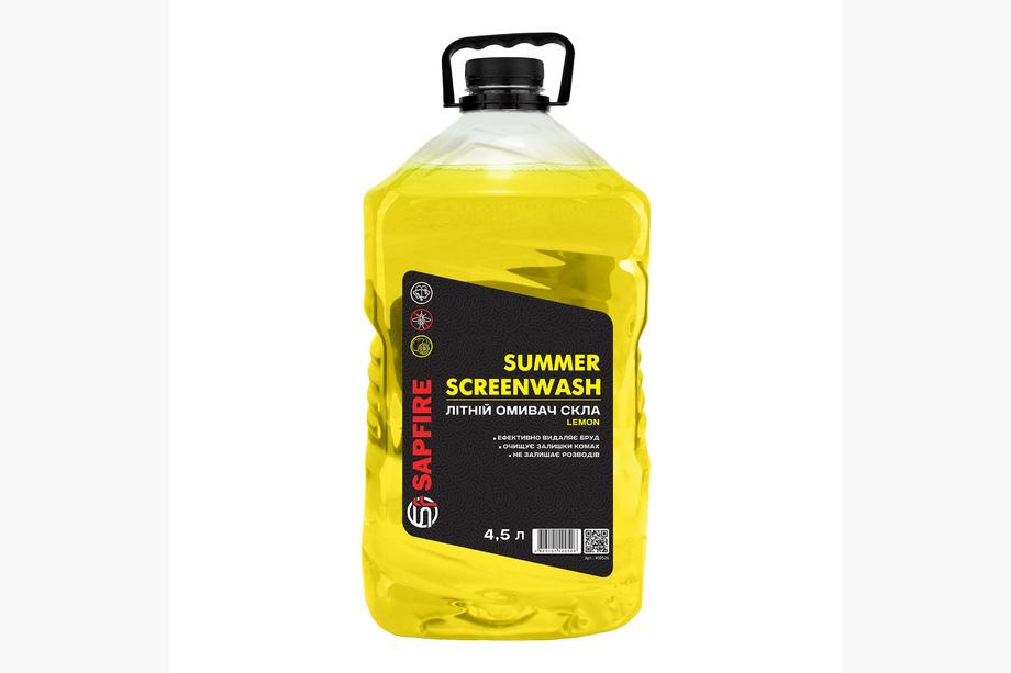 Sommer Scheibenreiniger SAPFIRE Summer Screenwash 4,5L - Zitrone Image