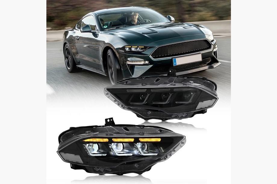 Ford Mustang 2015-2023 Voll-LED Frontscheinwerfer (2018-2023, 2 Stk) Image