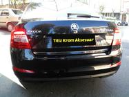 Skoda Octavia III A7 2013-2019 Kofferraumleiste Edelstahl Foto 4