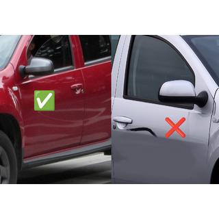 Spiegelabdeckungen V2 (oberer Teil, 2 Stk, Edelstahl) Nissan Terrano 2014- Foto 3