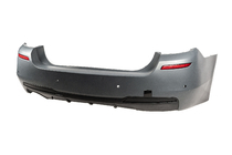 BMW 5 Series F10/F11 2010–2016 Heckstoßstange mit M-Performance Diffusor (für F10, für doppelte Endrohre einseitig) Foto 2