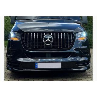 Frontgrill Panamericana GT Chrom Premium V2 (Mit Rahmen) Mercedes Sprinter W907/W910 2018- Foto 1
