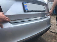Skoda Rapid 2012-2019 Kofferraumleiste Edelstahl Carmos - Türkischer Edelstahl Foto 1