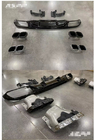 Mercedes E-class W213 2016-2023 Heckdiffusor mit Endrohren Silber (für Base, Design E63 2020-2024) Foto 2