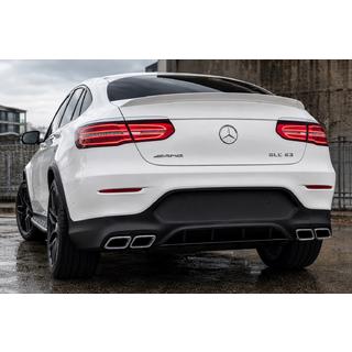 Heckdiffusor mit Endrohren Silber (Design AMG63) Foto 2