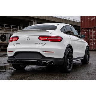 Heckdiffusor mit Endrohren Silber (Design AMG63) Foto 3