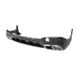 Heckdiffusor mit Endrohren Silber (Design AMG63) Foto 3