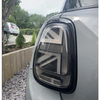 LED Heckleuchten im Union Jack Black Stil (2 Stk) Mini Cooper F55/56/57 2014-2023 Foto 1