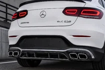 Mercedes GLC coupe C253 2016-2023 Heckdiffusor mit Endrohren Silber (Design AMG63 2020-2022) Foto 3