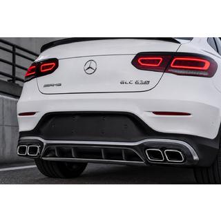 Heckdiffusor mit Endrohren Silber (Design AMG63 2020-2022) Foto 3