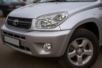 Toyota Rav 4 2001-2005 Scheinwerfer Abdeckungen Chrom (2 Stk., Kunststoff) 2003-2006 Foto 2
