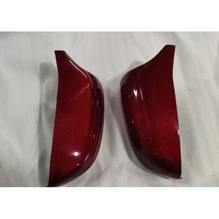Spiegelkappen M-Look (Roter Carbon) Foto 1