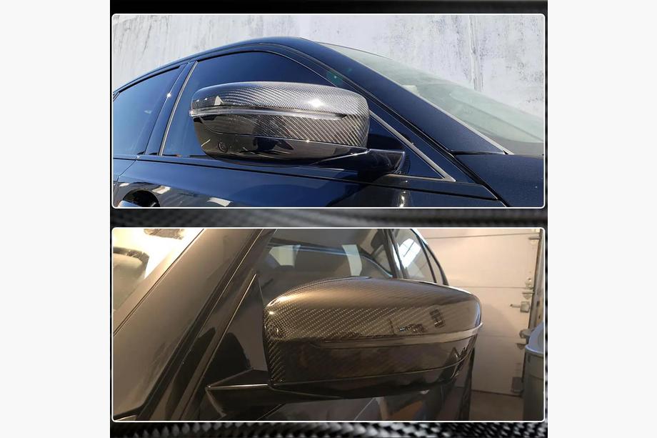 BMW 6 Series G32 2017- Spiegelabdeckungen M-Look V2 (Carbon) Foto 4